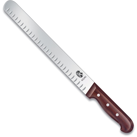 Swiss Army Brands Victorinox 40240 Kitchen Wood Slicing - Straight , 12In Wide, Granton Blade, 10.5In Width At Handle VIC-7.6059.11